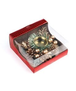 Christmas Candle Metals Candlestick Wreath Artificial Pinball Pinecone Candle Holder Fake Leaves Xmas New Year Home Table Decor 19 011654a9 b577 42d0 a570 527f63461e02