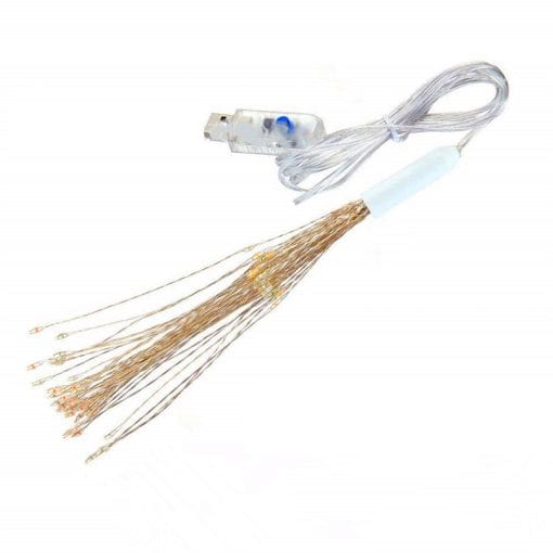 LED Fireworks Light String Lights Colorful New Year Garland Copper Wire String Fairy Light - Image 2