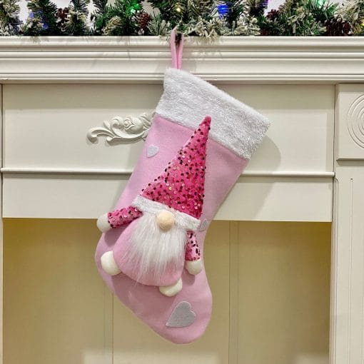 Christmas Decorations Gift Bag Christmas Sequins Faceless Doll Pendant - Image 2