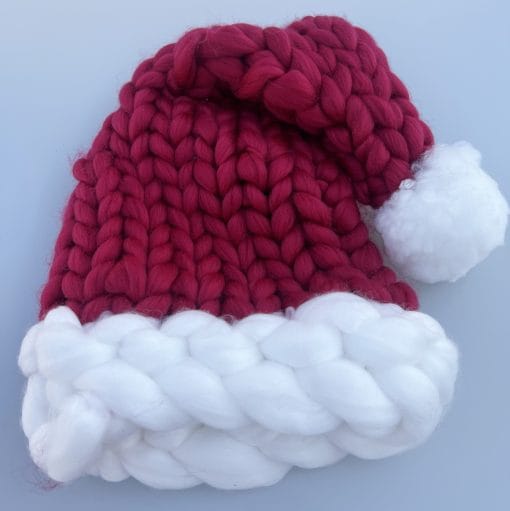 Christmas Plush Hat With Pompom Cute Winter Hat For Women Men Child - Image 2