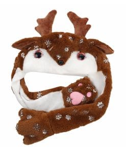 Novel Movable Christmas Hat Winter Cute Santa Claus Snowman Elk Hat 13 0b00f5c9 b96a 4f84 8541 255f4f489afd