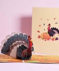 Thanksgiving Card 3D Holiday Greeting