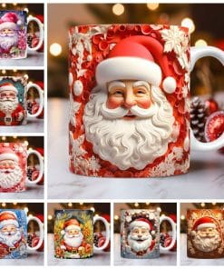 Creative 3D Christmas Ceramic Mug Unique Space Design Snowman Santa Coffee Cup Tea Milk Mug Christmas Gifts For Kids Adults Kitchen Gadgets 15 1515df93 994b 487d b9a7 d2ada25385c0