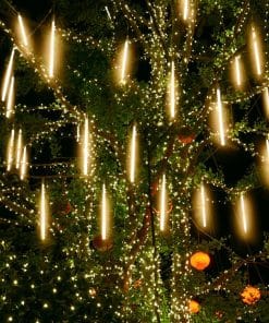 Led Meteor Rain Lantern Garden Light