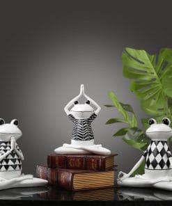 Frog Animal Small Decoration TV Cabinet Wine Cabinet Office Children's Room Home Soft Decoration Home Decor