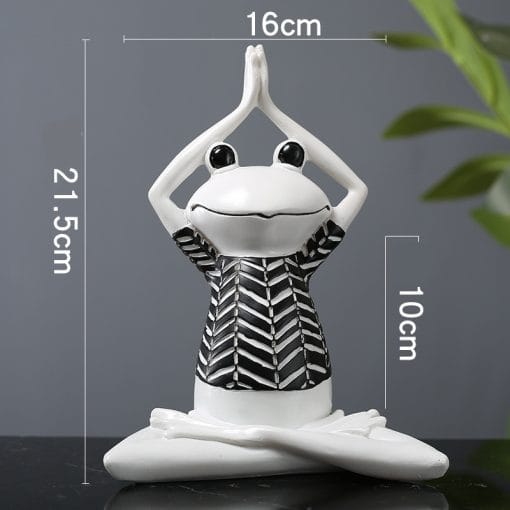 Frog Animal Small Decoration TV Cabinet Wine Cabinet Office Children's Room Home Soft Decoration Home Decor - Image 7