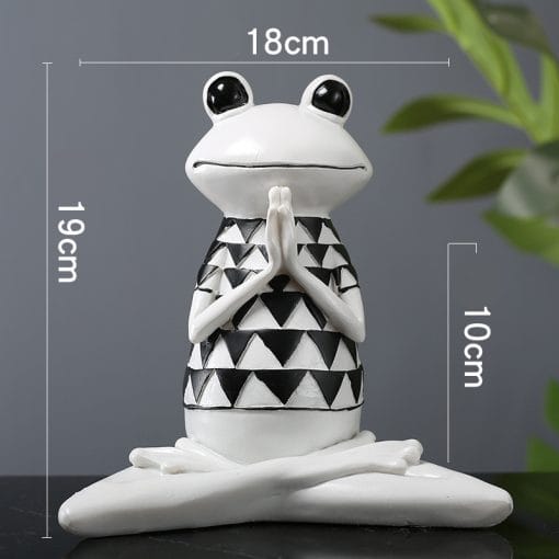 Frog Animal Small Decoration TV Cabinet Wine Cabinet Office Children's Room Home Soft Decoration Home Decor - Image 6