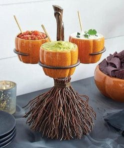 Halloween Broom Pumpkin Snack Bowl Rack Decorations Home Decor 15 1613d4a1 ccc4 435f a2a5 7283e51a670f