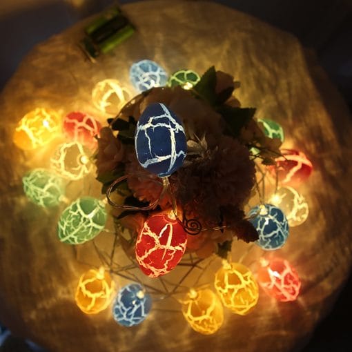 Crack Egg LED Light String Light Chain Ball LED String Lighting Lamp Bulb Light String Waterproof Easter Egg String - Image 6