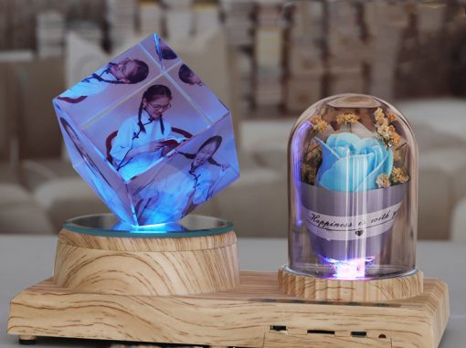 Music Box Music Box Crystal Ball Diy Customized Photo Tanabata Valentine Day Bluetooth - Image 3