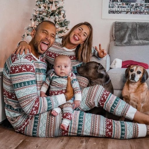 2024 Family Christmas Matching Pajamas Set Xmas Adult Kids Mother And Daughter Father Son Sleepwear Baby Family Look Outfits - Image 6