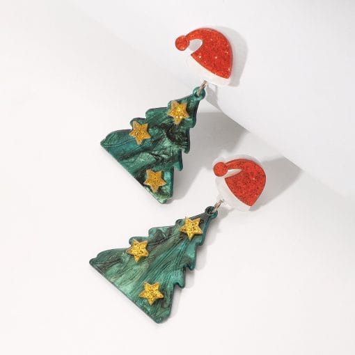 Creative Niche Fashion Temperament Trendy Festive Acrylic Earrings - Image 2