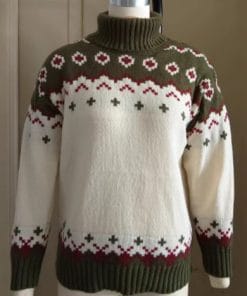 Turtleneck Knitted Sweater Christmas Loose Long Sleeve Jacquard Tops For Women Clothing 10 1735b7ea 3de9 4e5c aefd d1541e49c5ad