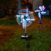 Led Solar Wind Spinner Light Garden Path Outdoor Yard Pinwheels Windmill Decor Patio Lawn Christmas Holiday Decoration 2 1789578b ddf4 48ab b543 14147e382704