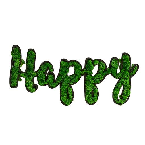 HAPPY Letter Art Moss Wall Decorations - Image 7
