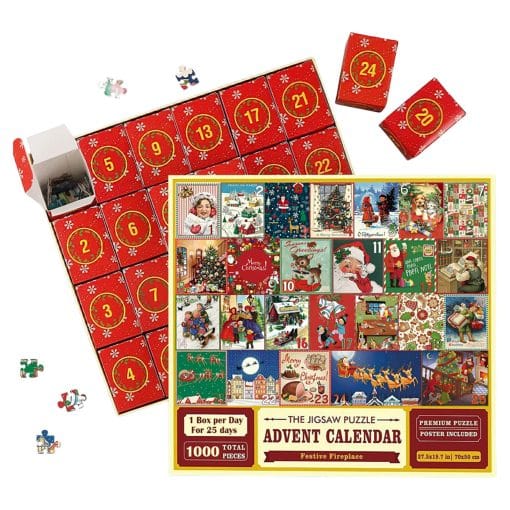 New 24 Boxes Christmas Advent Calendar Puzzle - Image 10