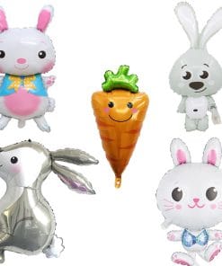 Easter Rabbit Cartoon Aluminum Balloon