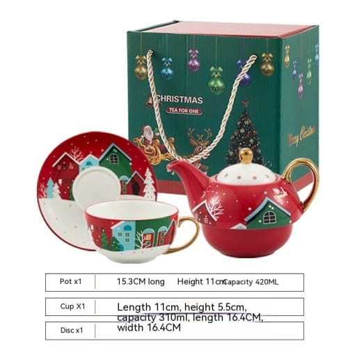 Ins Christmas Ceramic Cup Dish Kitchen Gadgets - Image 7