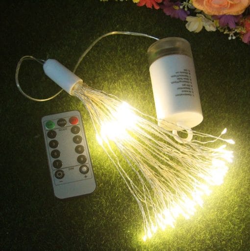 LED Fireworks Light String Lights Colorful New Year Garland Copper Wire String Fairy Light - Image 7
