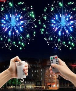 LED Fireworks Light String Lights Colorful New Year Garland Copper Wire String Fairy Light 18 2183610791889