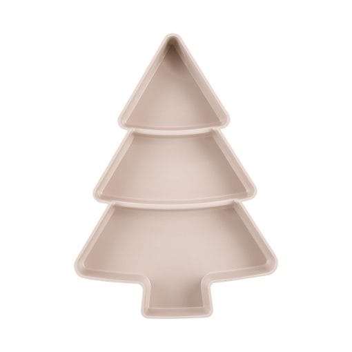 Christmas Tree Shaped Fruit Platter Creative Plates Storage Box Dried Fruit Snack Plates Divided Candy Dessert Plate Container - Image 9