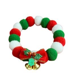 Christmas Cute Dog Cat Plush Ball Necklace Soft Elasticity Collar Pet Neck Accessories Dog Christmas Collar With Bow 15 237041f0 c025 416f a8ba 3ae5ecc1a1ae