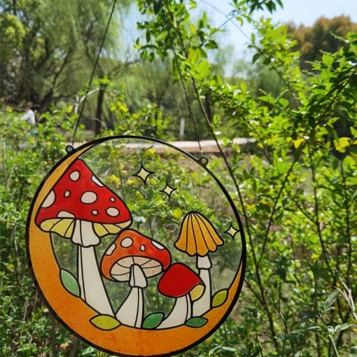 Easter Window Decoration Mushroom Acrylic - Image 2