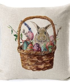 Cute Easter Bunny with Pillowcase