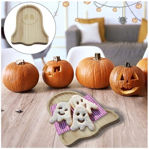 Halloween Wooden Pumpkin Tray Home Decor - Image 6