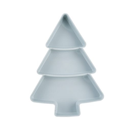 Christmas Tree Shaped Fruit Platter Creative Plates Storage Box Dried Fruit Snack Plates Divided Candy Dessert Plate Container - Image 7