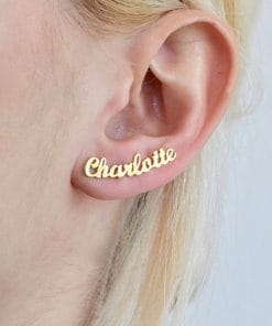 DIY custom English letter name earrings personalized custom earrings holiday gift 9 2796937551870