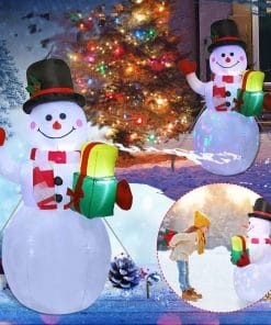 Christmas LED Lights Glowing Santa Tree Snowman Inflatable Doll Outdoor Yard Garden Decor 17 28edaaae 9701 4868 9454 23bb6c526760