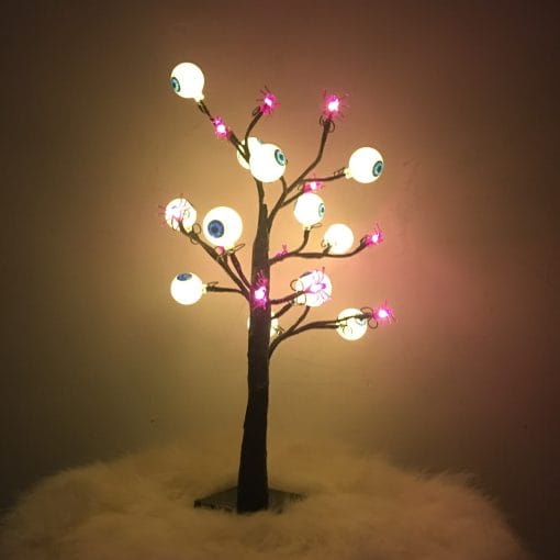 Halloween LED Ghost Eyeball Tree Light Halloween Decoration For Home Decor Desktop Spooky Desk Lamp Horror Night Lights Ornament - Image 4