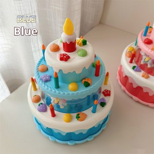 Toy Cake – Interactive Rotating Cake Toy with Lights & Music for Kids - Image 9