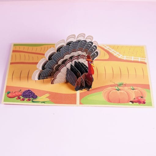 Thanksgiving Card 3D Holiday Greeting - Image 4
