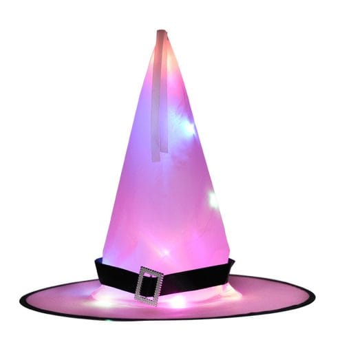 Halloween Decoration Witch Hat LED Lights Halloween Elf Ears Kids Home Party Decor Supplies Outdoor Tree Hanging Ornament - Image 7