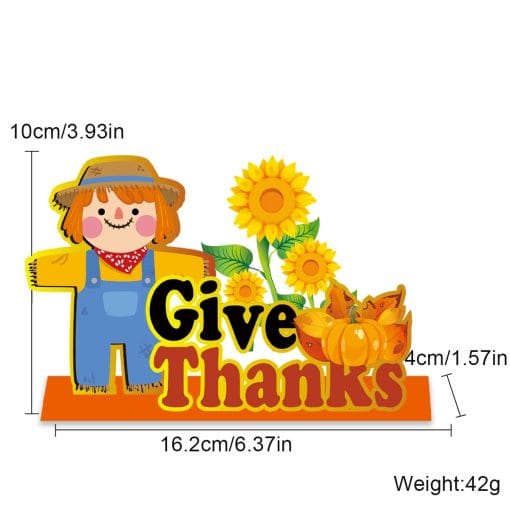 Thanksgiving DIY Wooden Letter Ornaments - Image 3