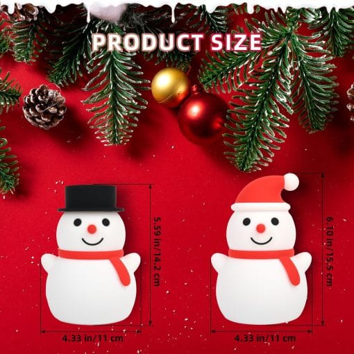 Christmas Ice Man Silicone Pat Lamp Remote Control Ambience Light - Image 7
