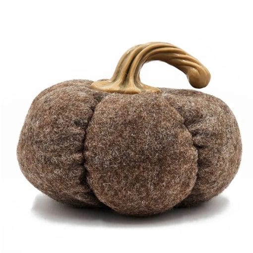 Set Of 3, 8.3x8.3x5.5 Brown Pumpkin, Pumpkin Ornament Decor For Holiday Harvest Festival Fall Festival  Thanksgiving - Image 4