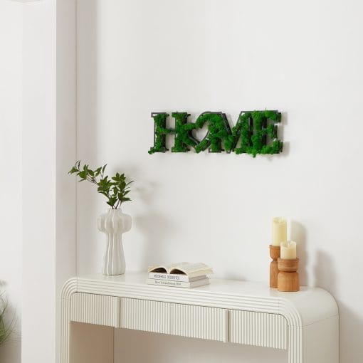 HOME Letter Art Moss Wall Hangings - Image 7