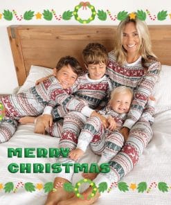 2024 Family Christmas Matching Pajamas Set Xmas Adult Kids Mother And Daughter Father Son Sleepwear Baby Family Look Outfits