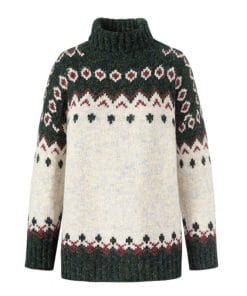 Turtleneck Knitted Sweater Christmas Loose Long Sleeve Jacquard Tops For Women Clothing 14 41ab3c1a b6c9 473a 99b1 ba92d1438242