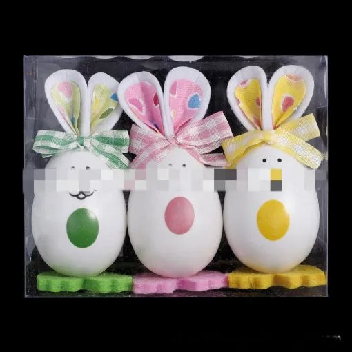 Easter Bunny Easter Decorative Gift Rabbit Shape Home Decorations Ornaments - Image 5