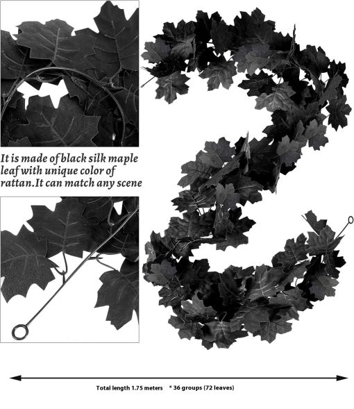 Thanksgiving Rattan Maple Rattan Decoration - Image 9