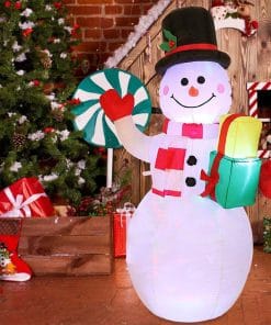 Christmas LED Lights Glowing Santa Tree Snowman Inflatable Doll Outdoor Yard Garden Decor 18 448c9199 6c3e 4638 82b1 e3a5edebc678