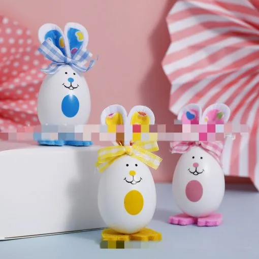 Easter Bunny Easter Decorative Gift Rabbit Shape Home Decorations Ornaments - Image 4