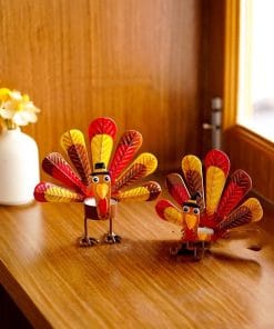 Thanksgiving Turkey Candlestick Alloy