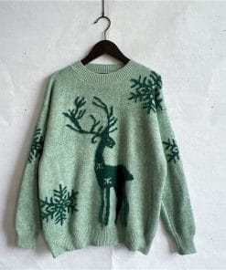 Women's Fashion Round Neck Long Sleeve Knitted Christmas Sweater 18 476b736d 9b76 4d77 b1f4 6a77e0d38ab8