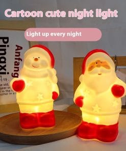 Cute Small Night Lamp Cartoon Christmas Snowman Ambience Light