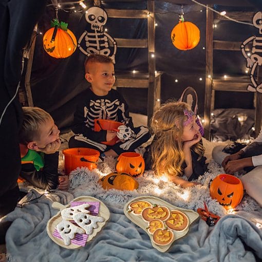 Halloween Wooden Pumpkin Tray Home Decor - Image 4